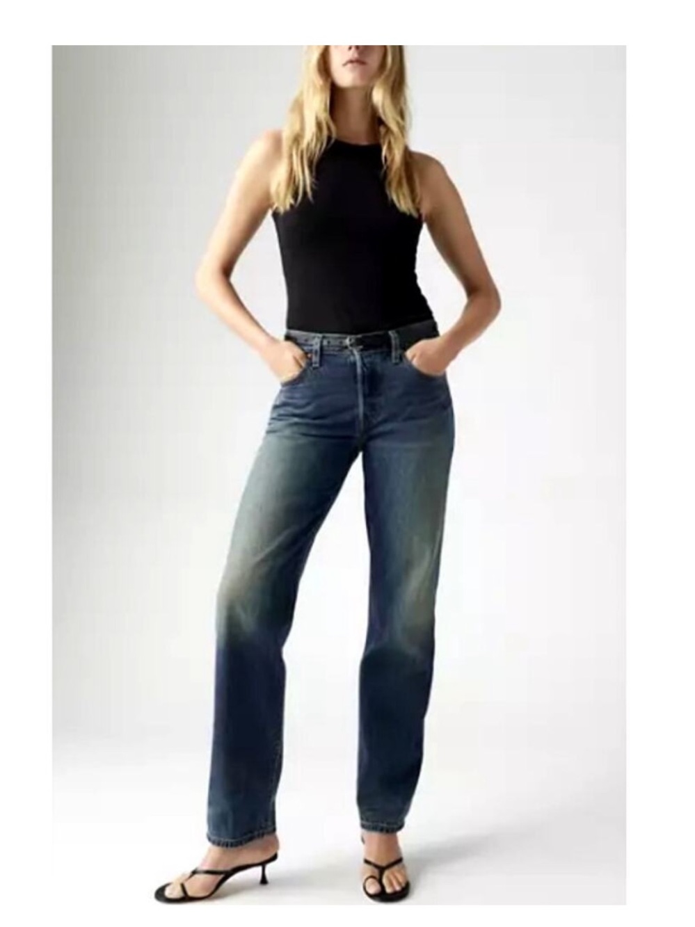 Levi's 501 90s Lightweight Mid Rise 24 length 32